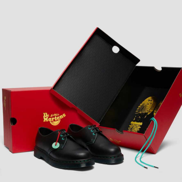 Giày Dr.Martens 1461 Chinese New Year Leather Oxford 'Black' 26577001 - Ảnh 3