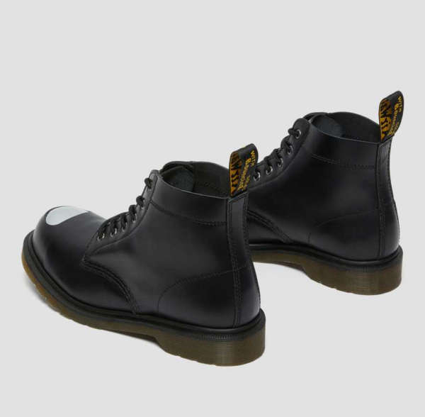 Giày Dr.Martens 101 Exposed Steel Toe Leather 'Black' 26660001 - Ảnh 4