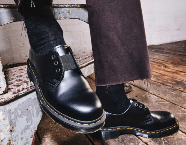 Giày Dr. Martens 1461 Black Smooth Leather 11838002 - Ảnh 4