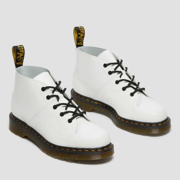Giày Dr.Martens Church Smooth Leather Monkey 'White' 26741100 - Ảnh 2