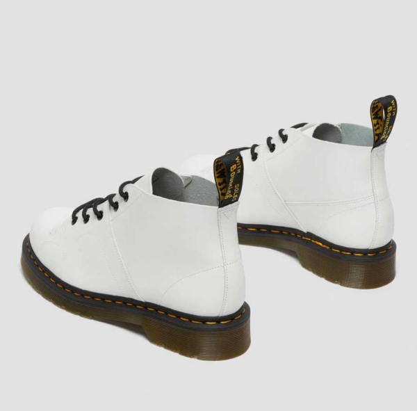 Giày Dr.Martens Church Smooth Leather Monkey 'White' 26741100 - Ảnh 3