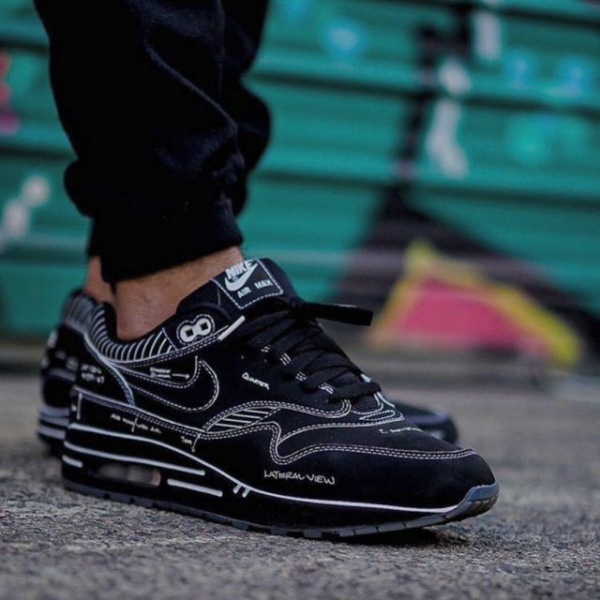 Giày Nike Air Max 1 Tinker 'Sketch to Shelf Black' CJ4286-001 - Ảnh 2