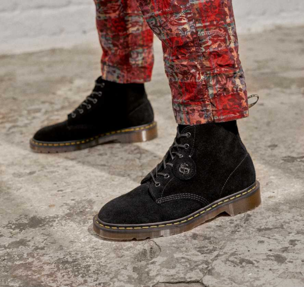 Giày Dr.Martens 101 Made In England Suede 'Black' 26852001 - Ảnh 6