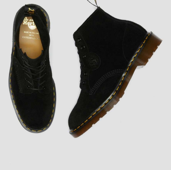 Giày Dr.Martens 101 Made In England Suede 'Black' 26852001 - Ảnh 4