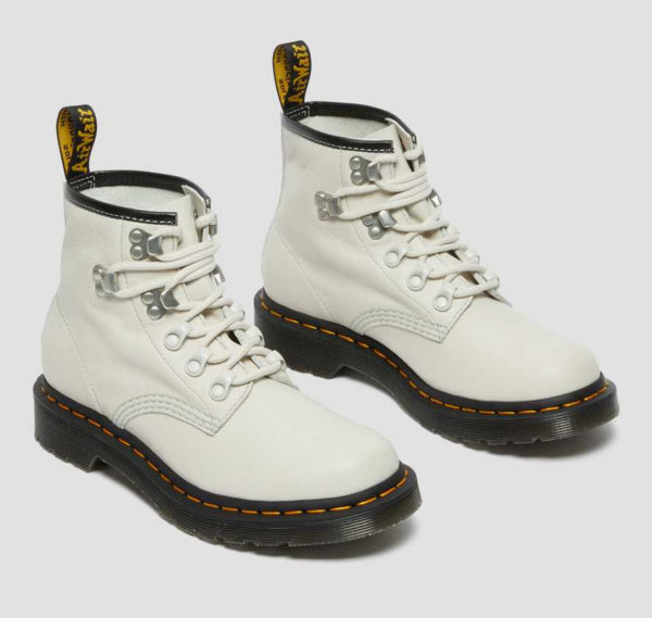 Giày Dr.Martens 101 Hardware Virginia Leather 'White' 26862115 - Ảnh 2