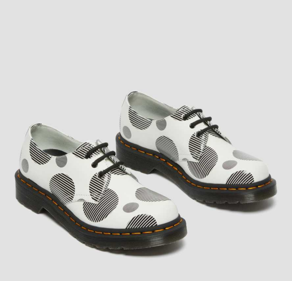 Giày Dr.Martens 1461Polka Dot Smooth 'White Black' 26877101 - Ảnh 7