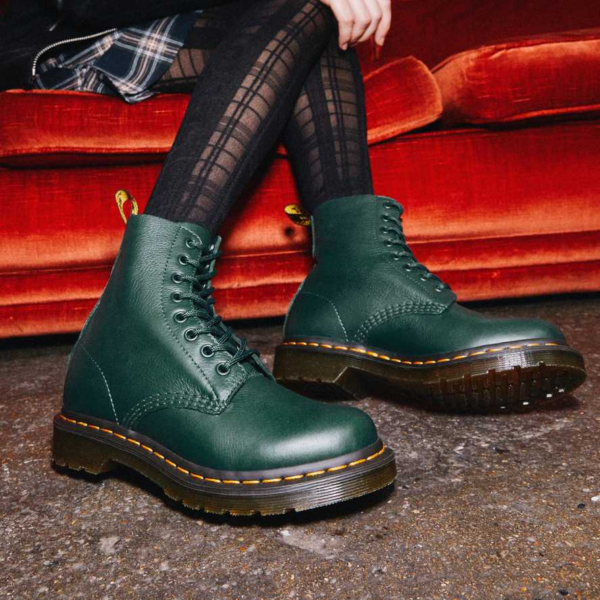 Giày Dr.Martens 1460 Women's Pascal Virginia 'Green' 26902328 - Ảnh 2