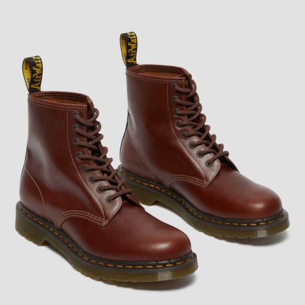 Giày Dr.Martens 1460 Men's Abruzzo Leather Lace Up 'Brown' 26906201 - Ảnh 4