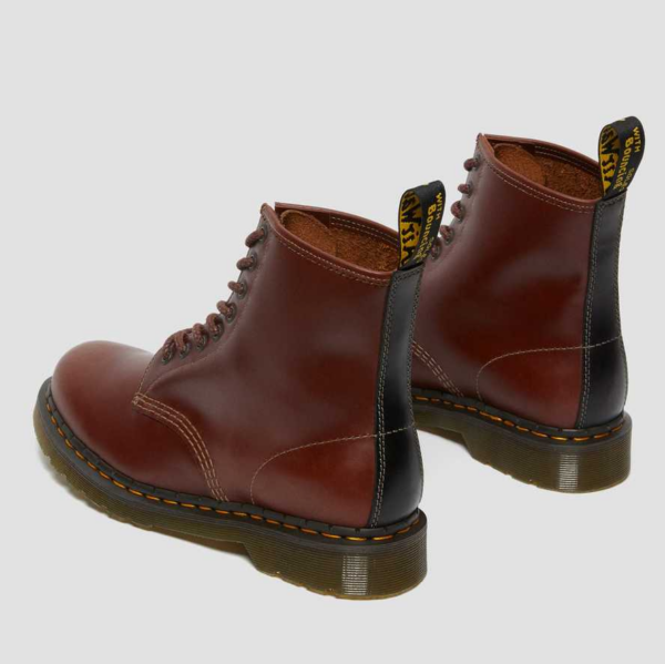 Giày Dr.Martens 1460 Men's Abruzzo Leather Lace Up 'Brown' 26906201 - Ảnh 5
