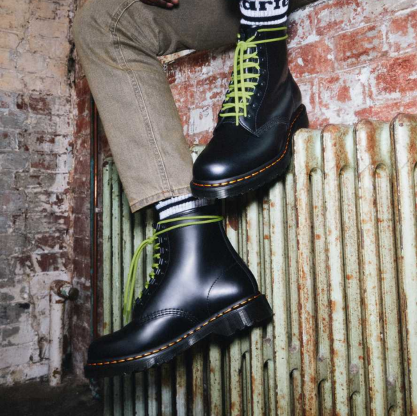 Giày Dr.Martens 1460 Ben Smooth Leather Lace Up 'Black' 26917001 - Ảnh 5