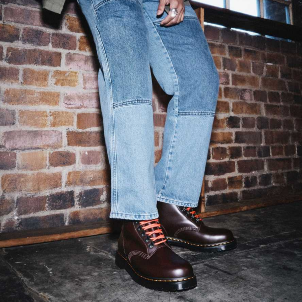 Giày Dr.Martens  1460 Ben Smooth Leather Lace Up 'Red' 26917601 - Ảnh 2