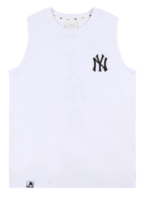 Áo MLB Seamball Sleeveless Top New York Yankees 'White' 31TKS2131-50W