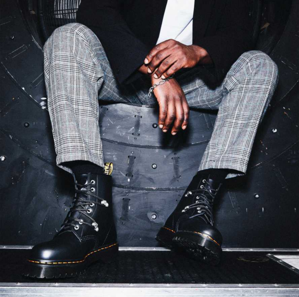 Giày Dr.Martens 1460 Bex Stud Leather Lace Up 'Black' 26959001 - Ảnh 3