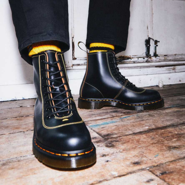Giày Dr.Martens Pharamond Vintage Smooth 'Black' 26969001 - Ảnh 2