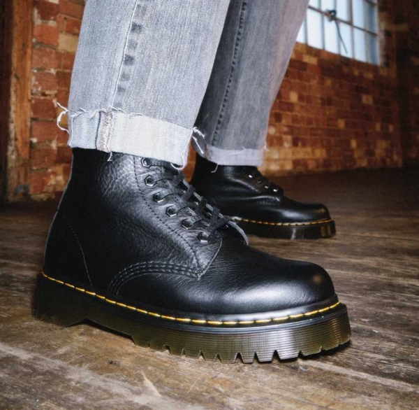 Giày Dr.Martens  1460 Pascal Bex Leather Lace Up 'Black' 26981001 - Ảnh 2
