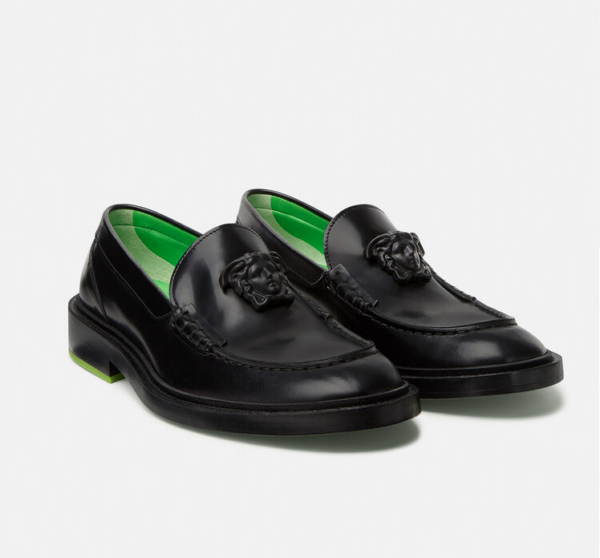 Giày Versace La Medusa Leather Loafers DSU8553-D9VAC-D41XN - Ảnh 2