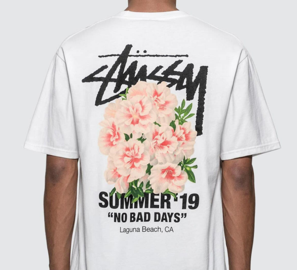 Áo Stussy “No Bad Days” Summer 19 Tee White - Ảnh 6