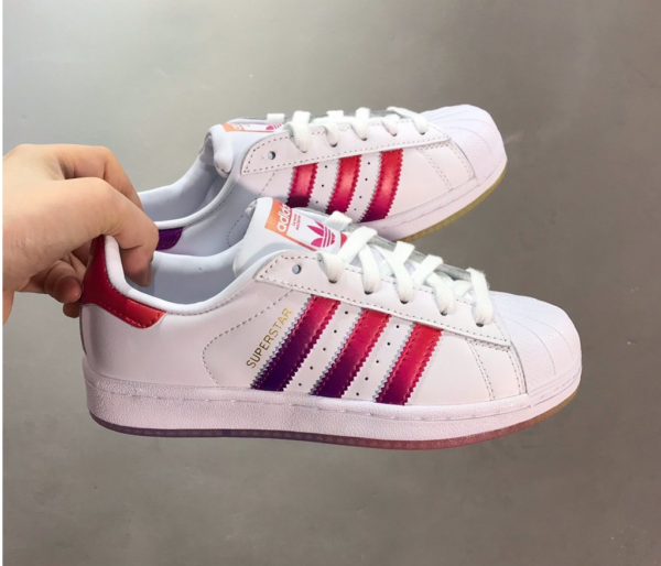 Giày Adidas Superstar 'White Pink Energy Ink' EG8132 - Ảnh 3