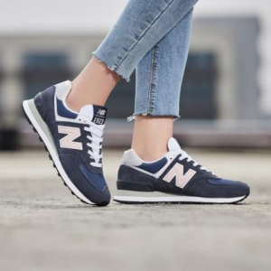 Alternative view of Giày New Balance 574 'Navy Blue' WL574BTC