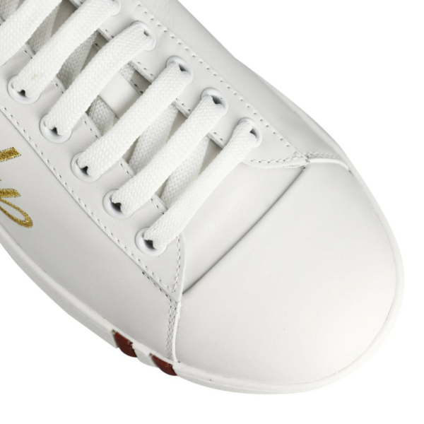 Giày Bally Men's White Winston Leather Sneakers 'White' 6221328 - Ảnh 4