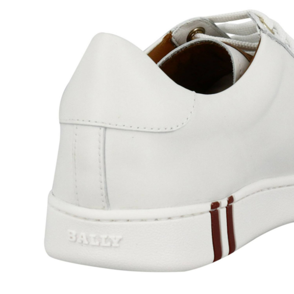 Giày Bally Men's White Winston Leather Sneakers 'White' 6221328 - Ảnh 3