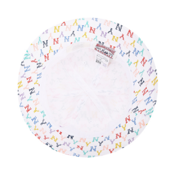 Mũ MLB Monogram Rainbow Dome Hat New York Yankees 32CPH4111-50W - Ảnh 5