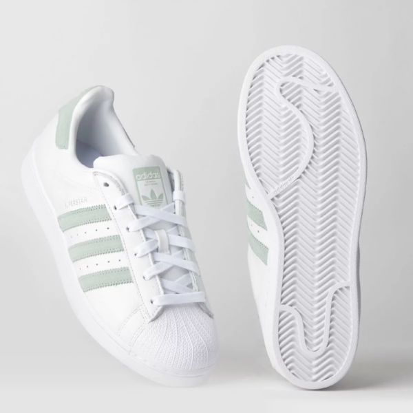Giày Adidas Wmns Superstar 'White Vapour Green' EE7401 - Ảnh 7
