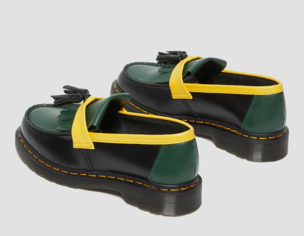Giày Dr Martens Adrian Tassle Loafers 'Black Green Yellow' 27308001 - Ảnh 6