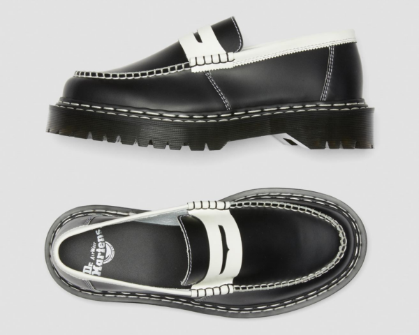 Giày Dr Martens Penton Bex Contrast Loafers 'Black White' 27334009 - Ảnh 8