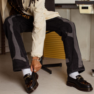 Giay Dr.Martens Adrian Snaffle Hair On 'Black' 27730001