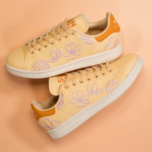 Giay Adidas Stan Smith 'Orange Purple' H03898