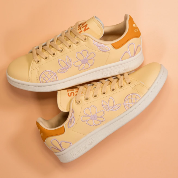 Giay Adidas Stan Smith 'Orange Purple' H03898