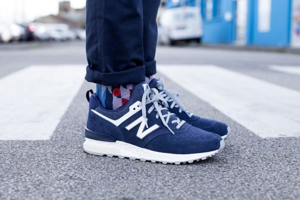 Giày New Balance 574 Sport 'Navy Blue' MS574BB - Ảnh 2