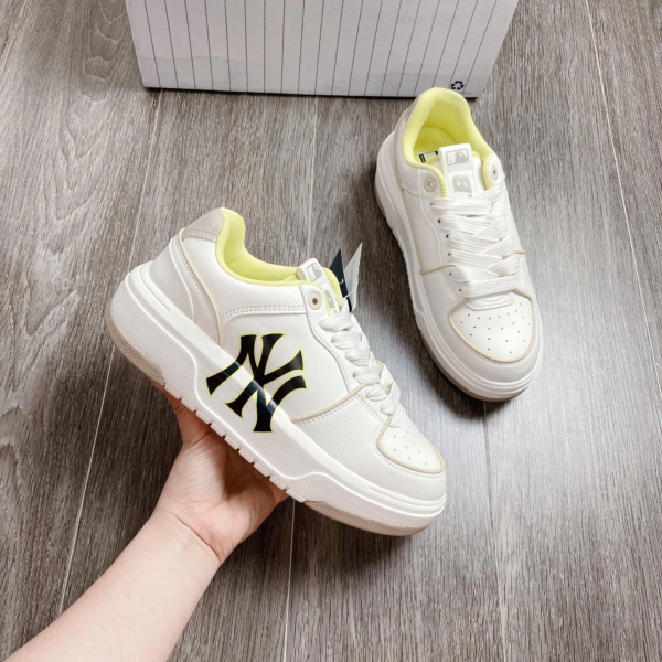 Giày MLB Chunky Liner New York Yankees Beige 3ASXCA12N-50BGS - Ảnh 5