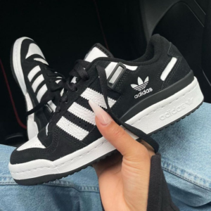 Alternative view of Giày Adidas Forum Low 'Black White' GW0695