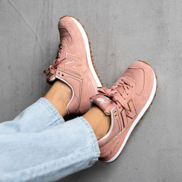 Giày New Balance Wmns 574 'Pink Rose' WL574SOB - Ảnh 3