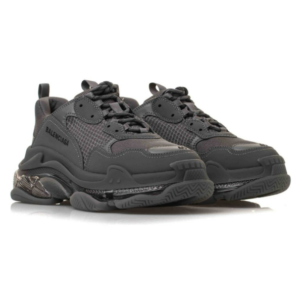 Giày Balenciaga Triple S Sneaker 'Clear Sole Dark Grey' 541624-W2GA1-1801 - Ảnh 3