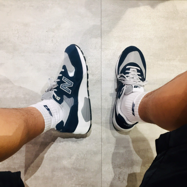 Giày New Balance 580 'Navy Grey' CMT580CB - Ảnh 4