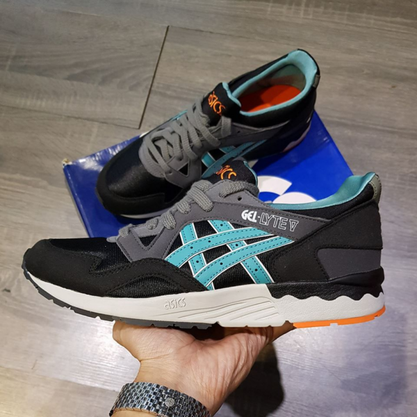 Giày Asics Gel Lyte V Black Latigo Bay C541N 9089 - Ảnh 5