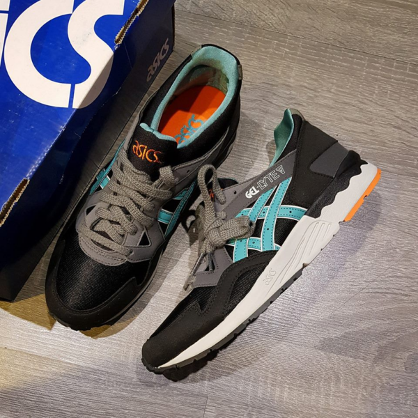 Giày Asics Gel Lyte V Black Latigo Bay C541N 9089 - Ảnh 4