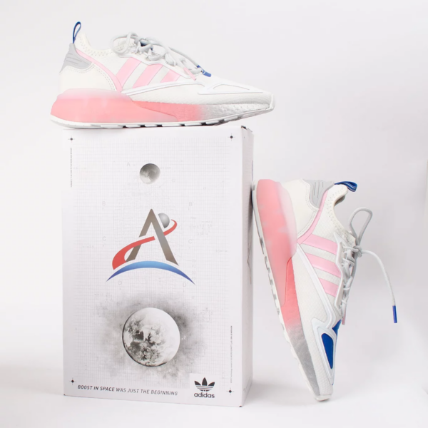 Giày Adidas Wmns ZX 2K Boost White True Pink FZ3900 - Ảnh 7