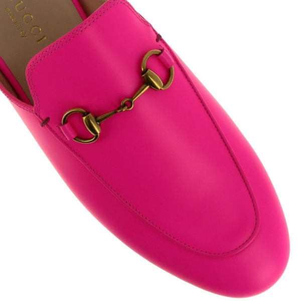 Giày Gucci Princetown Fluorescent Fuchsia 557730-0ZR60-5616 - Ảnh 5