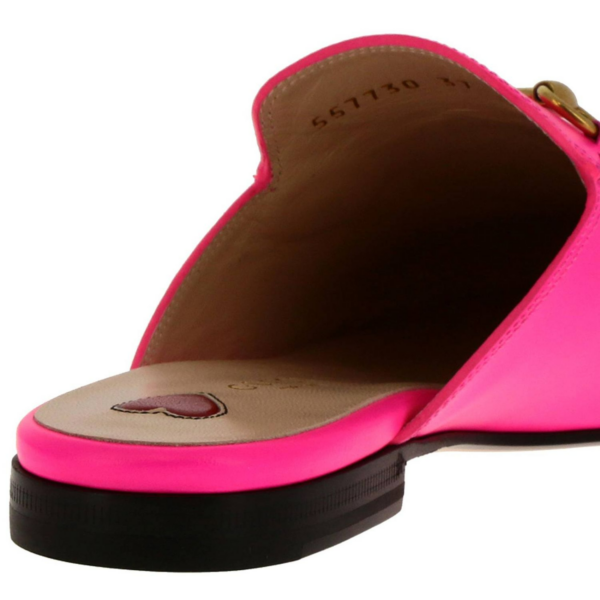 Giày Gucci Princetown Fluorescent Fuchsia 557730-0ZR60-5616 - Ảnh 6