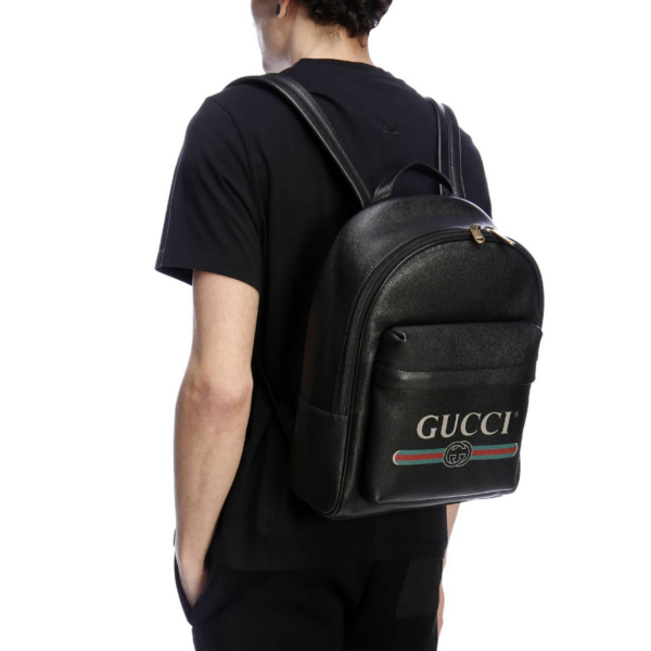 Balo Gucci Print Leather Backpack 547834 0Y2BT 8163 - Ảnh 5