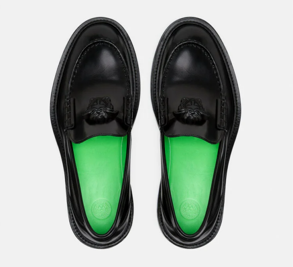 Giày Versace La Medusa Leather Loafers DSU8553-D9VAC-D41XN - Ảnh 3