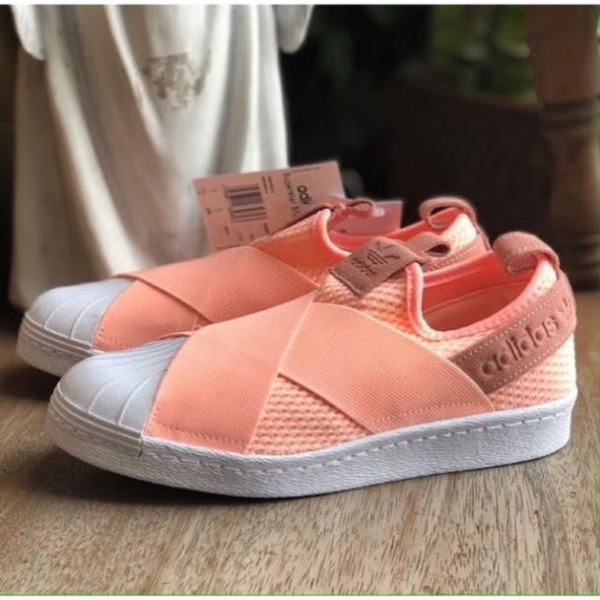 Giày Adidas Wmns Superstar Slip On 'Clear Orange' AQ0919 - Ảnh 2