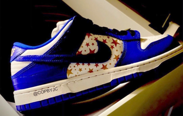 Giày Nike Supreme x Dunk Low OG SB QS 'Hyper Royal' DH3228-100 - Ảnh 5