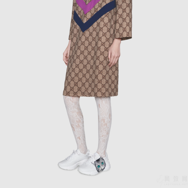 Giày Gucci Wmns Rhyton 'Mystic Cat White' 583337-DRW00-9014 - Ảnh 2