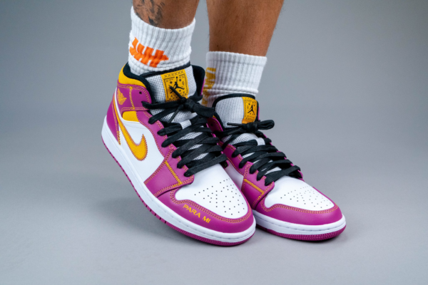 Giày Nike Air Jordan 1 GS 'Día de Muertos' DC0500-100 - Ảnh 6