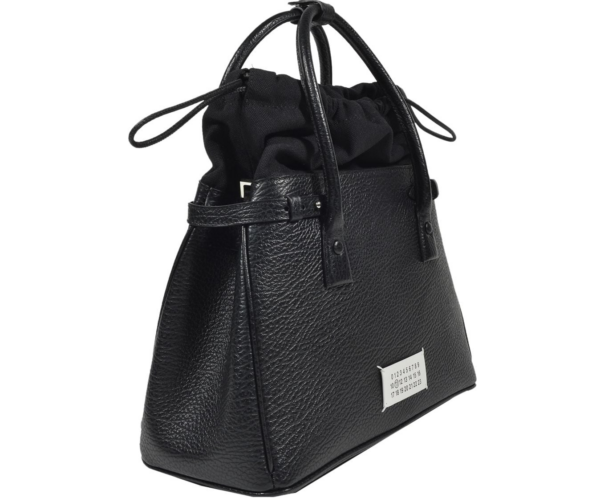 Túi Maison Margiela 5AC Medium Drawstring 'Black' SB3WD0004P4348T8013 - Ảnh 5